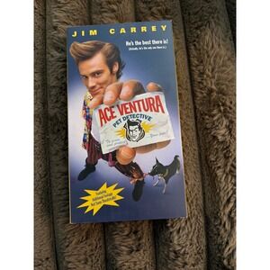Ace Ventura Pet Detective VHS Tape Jim Carrey Comedy Movie‎ Collectible